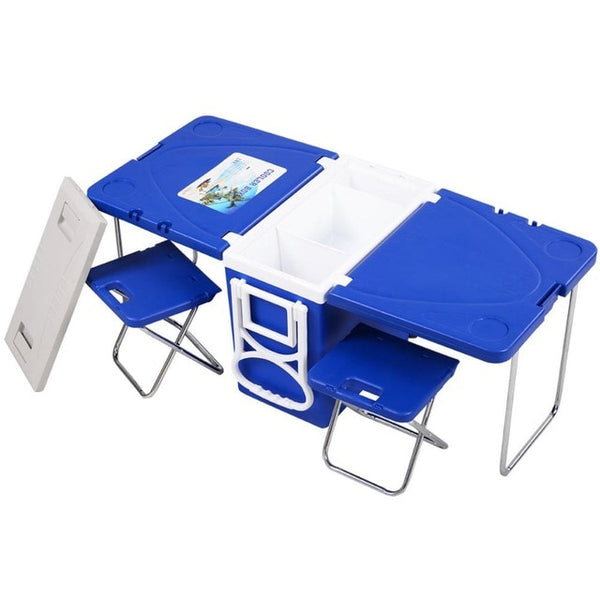 Goplus Multi Function Rolling Cooler Box